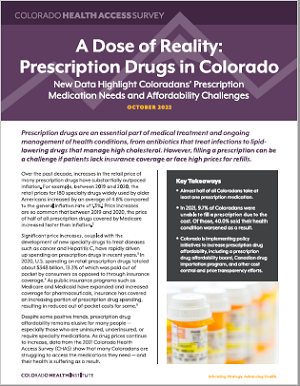 A Dose Of Reality: Prescription Drugs In Colorado | Colorado Health ...